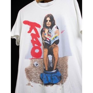 1992 Ozzy Osbourne No More Tours Toilet Concert Tshirt